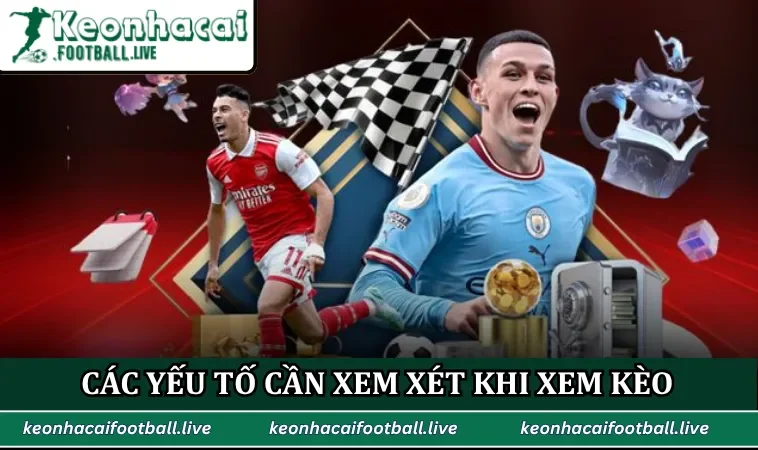 Các yếu tố cần xem xét khi xem kèo