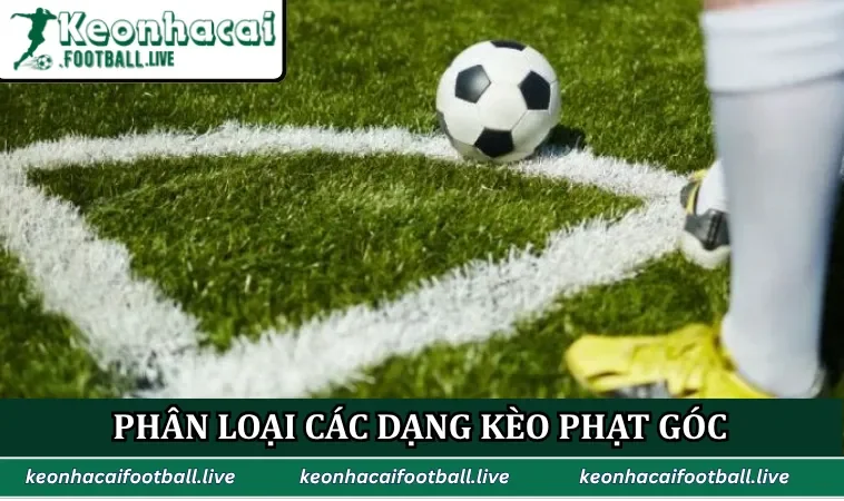 Phân loại các dạng kèo phạt góc